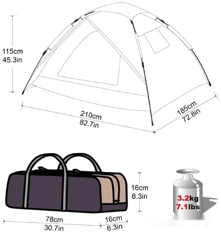 Палатка KingCamp Florance Fantasy 7001 (голубой) Палатка KingCamp Florance Fantasy 7001 (голубой)
