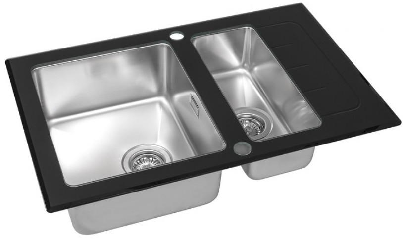 Кухонная мойка Zorg GS 7850-2 (черный) Кухонная мойка Zorg GS 7850-2 (черный)