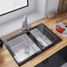 Кухонная мойка Zorg GS 7850-2 (черный) Кухонная мойка Zorg GS 7850-2 (черный)