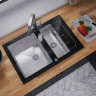 Кухонная мойка Zorg GS 7850-2 (черный) Кухонная мойка Zorg GS 7850-2 (черный)