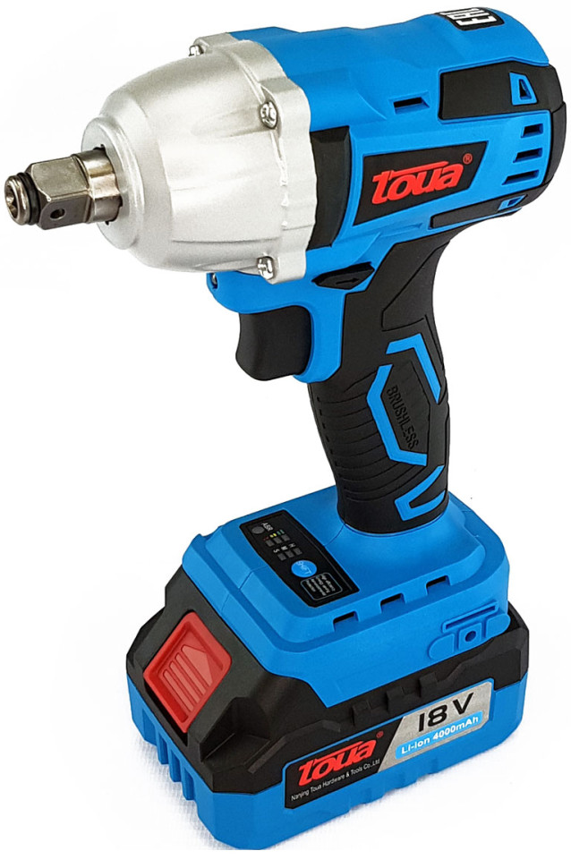 Гайковерт Toua DBLW180B-1 (с 1-м АКБ, кейс)