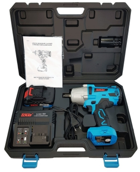 Гайковерт Toua DBLW180B-1 (с 1-м АКБ, кейс) Гайковерт Toua DBLW180B-1 (с 1-м АКБ, кейс)