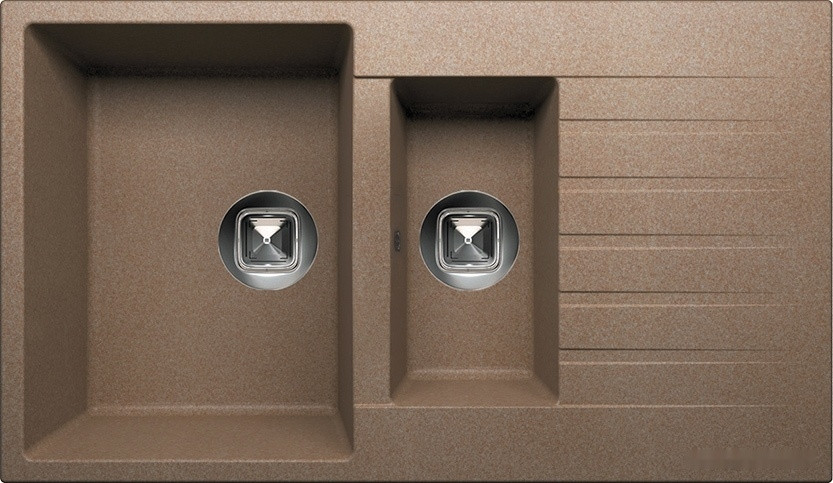 Кухонная мойка Tolero R-118 (темно-бежевый)