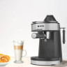 Рожковая бойлерная кофеварка Vitek VT-1524 (черный/серебристый) Рожковая бойлерная кофеварка Vitek VT-1524 (черный/серебристый)