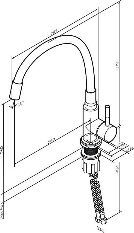 Смеситель Am.Pm X-Joy S F85B07605 Смеситель Am.Pm X-Joy S F85B07605