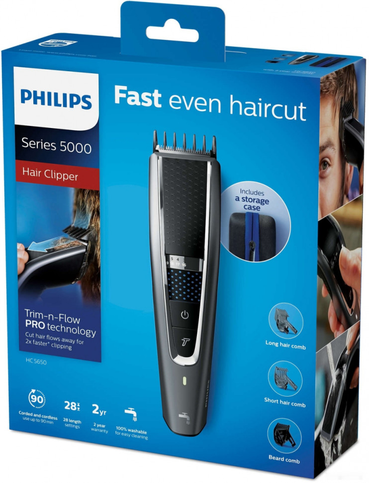 Машинка для стрижки волос Philips HC5650/15 Машинка для стрижки волос Philips HC5650/15