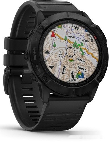 Умные часы Garmin Fenix 6X Pro (серый DLC/черный)