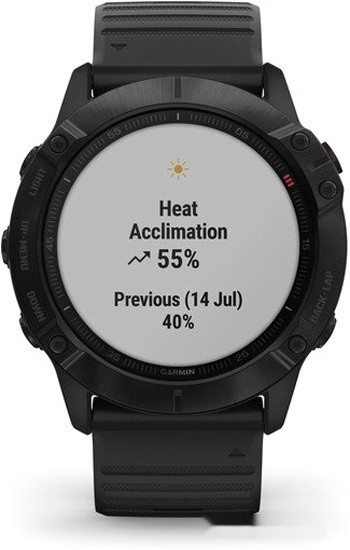 Умные часы Garmin Fenix 6X Pro (серый DLC/черный)