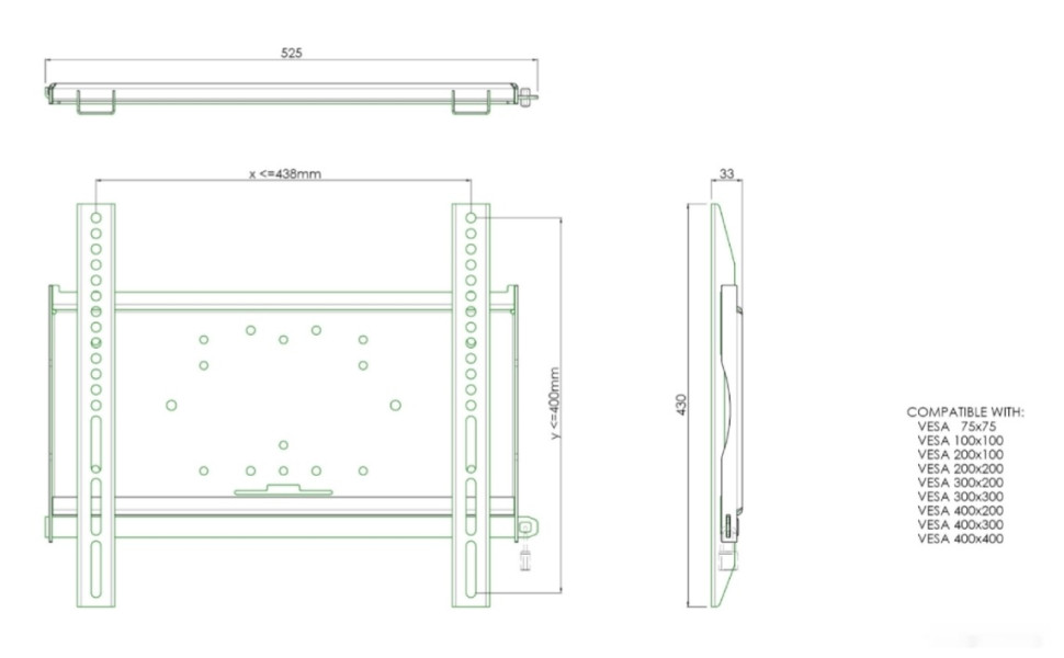 Кронштейн IIYAMA MD 052B1000 Кронштейн IIYAMA MD 052B1000