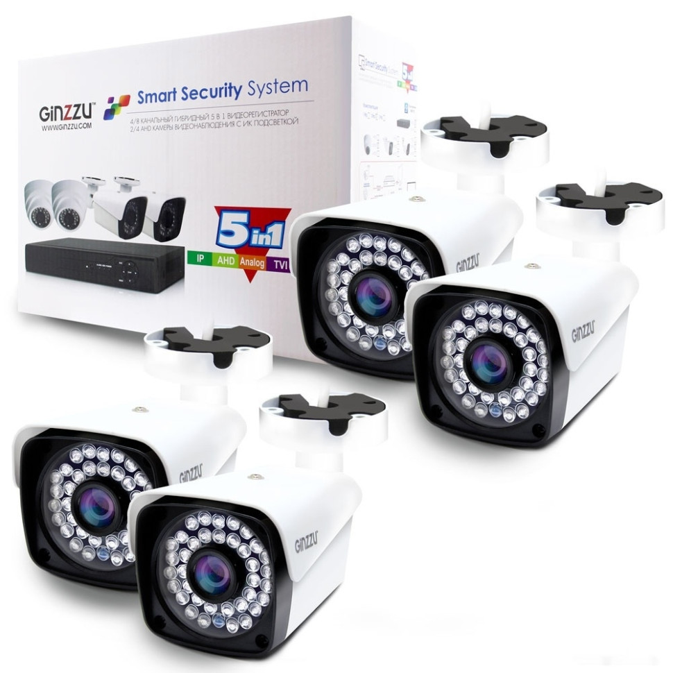 Видеорегистратор наблюдения Ginzzu HK-840N
