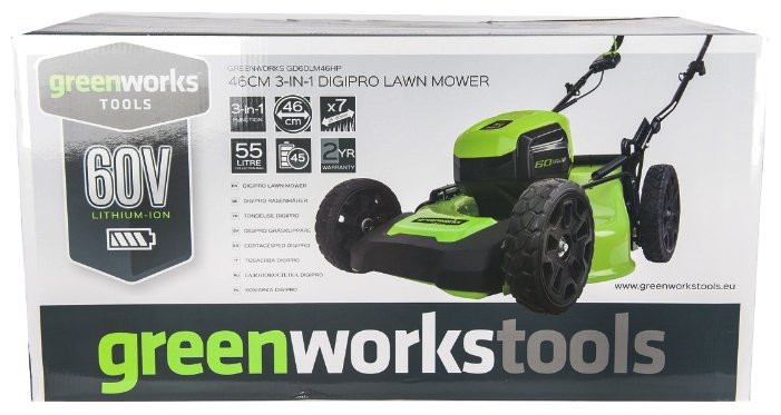 Газонокосилка Greenworks 2502807ub GD60LM46HP