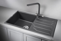 Кухонная мойка Granula GR-8601 (графит)