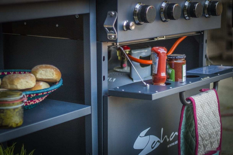 Газовый гриль для дачи SAHARA X475 4 Burner Газовый гриль для дачи SAHARA X475 4 Burner