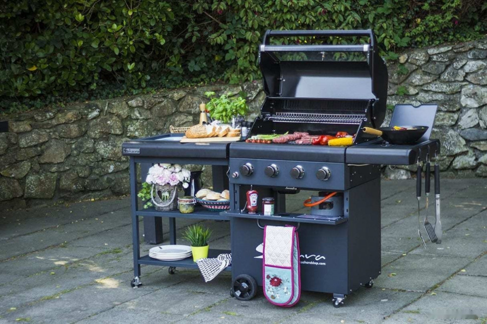 Газовый гриль для дачи SAHARA X475 4 Burner Газовый гриль для дачи SAHARA X475 4 Burner