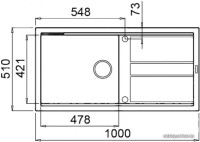 Кухонная мойка Elleci Best 480 K97 Light Grey