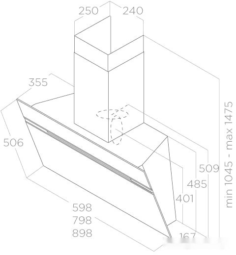 Вытяжка Elica Stripe IX/A/60/LX PRF0100992C Вытяжка Elica Stripe IX/A/60/LX PRF0100992C