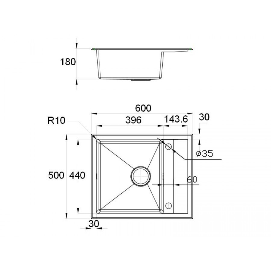 Кухонная мойка Zorg SH R 6050 LUXE