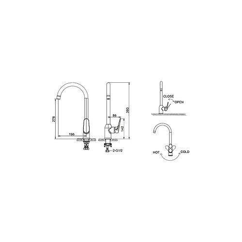 Смеситель Bravat Eler F7191238CP Смеситель Bravat Eler F7191238CP