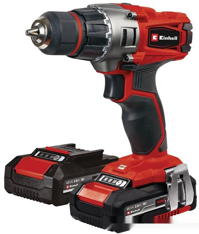 Дрель-шуруповерт Einhell TE-CD 18/2 Li 4514231 (с 2-мя АКБ)