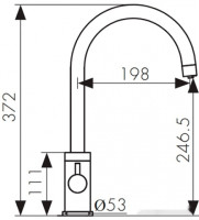 Смеситель Kaiser Merkur 26744-5 (серебристый)