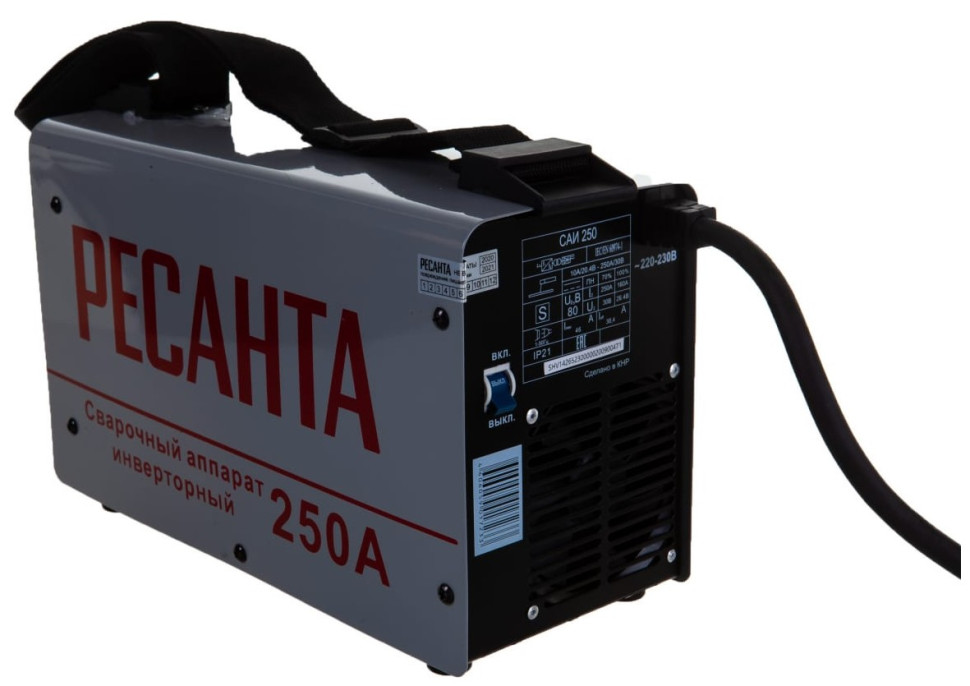 Инвертор сварочный Ресанта САИ-250 в кейсе (65/23) Инвертор сварочный Ресанта САИ-250 в кейсе (65/23)