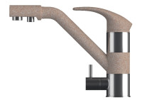 Смеситель Tolero Дуо №823 (темно-бежевый)