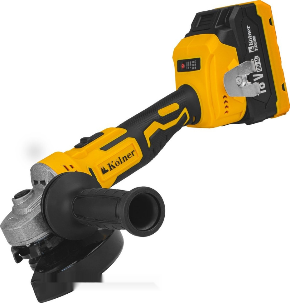 Угловая шлифмашина Kolner KAG 18BL-125-1K (с 1-им АКБ) Угловая шлифмашина Kolner KAG 18BL-125-1K (с 1-им АКБ)