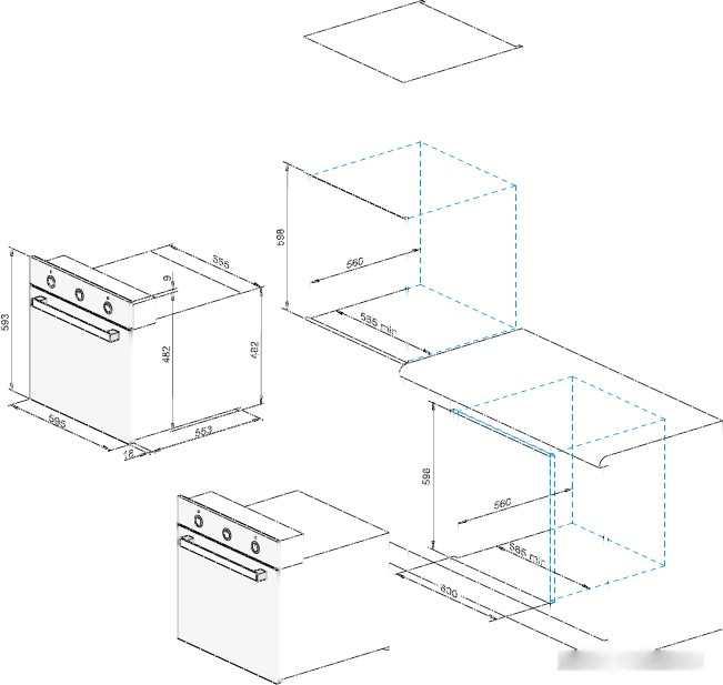 Духовой шкаф Darina 2V BDE112 710 BB Духовой шкаф Darina 2V BDE112 710 BB
