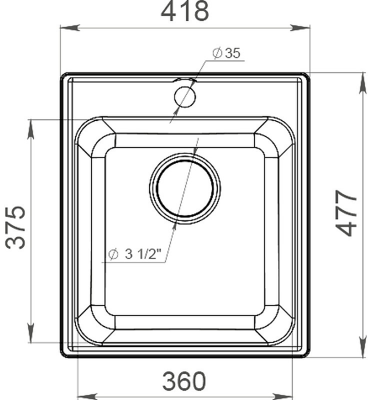 Кухонная мойка GranFest QUARZ GF-Z17 (Gray) Кухонная мойка GranFest QUARZ GF-Z17 (Gray)