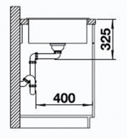 Кухонная мойка Blanco ZIA XL 6S Compact Silgranit (Black)