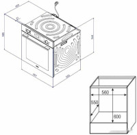Духовой шкаф Korting OKB 4701 CNRN