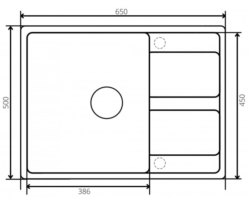 Кухонная мойка Zorg Apollo 65 (песчаный берег)