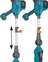 Ручная воздуходувка BORT BSS-40Li SuperJet 93418569 (без АКБ)