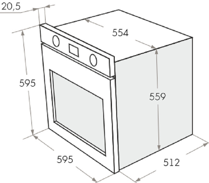 Духовой шкаф Maunfeld EOEH 5811W Духовой шкаф Maunfeld EOEH 5811W
