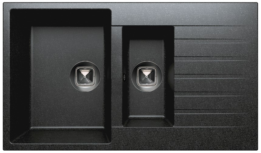 Кухонная мойка Tolero R-118 (черный)