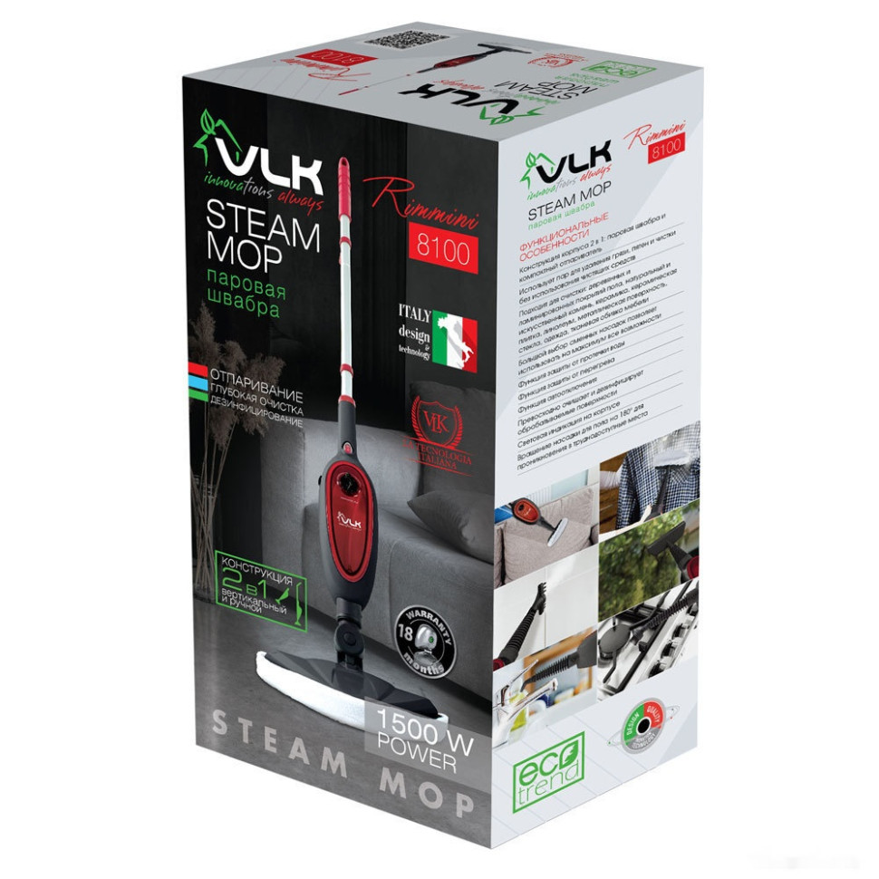 Паровая швабра VLK Rimmini 8100 Паровая швабра VLK Rimmini 8100