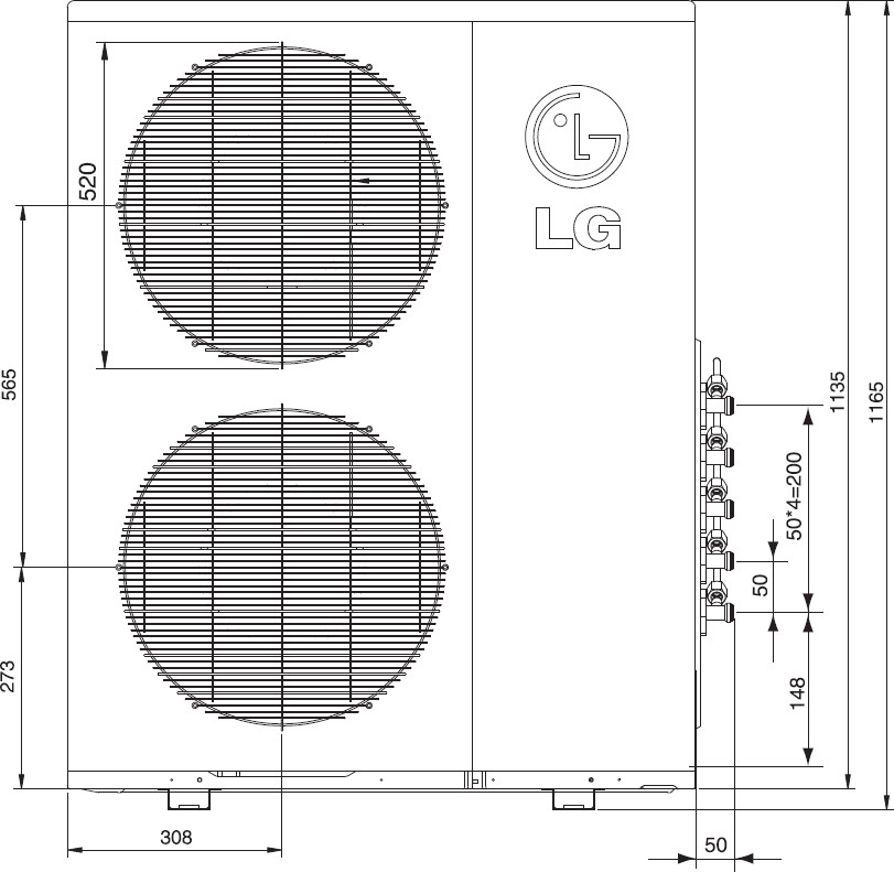 Внешний блок LG MU5M40 UH0R0 Внешний блок LG MU5M40 UH0R0