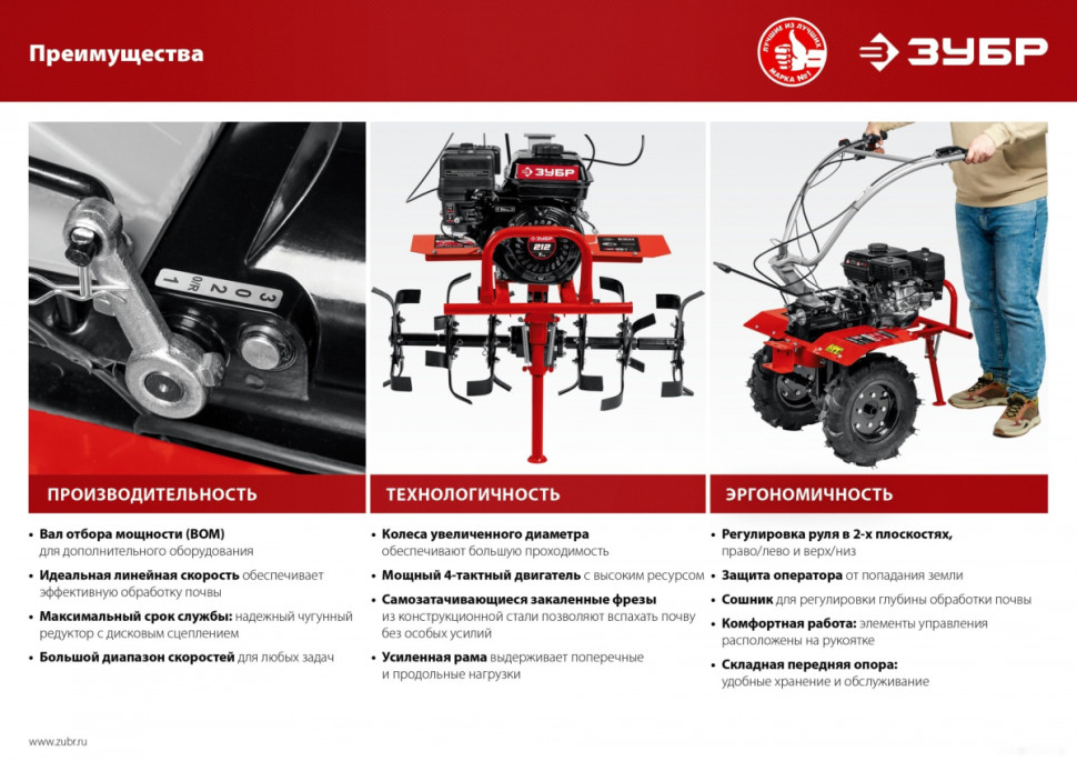 Мотоблок ЗУБР МТШ-600