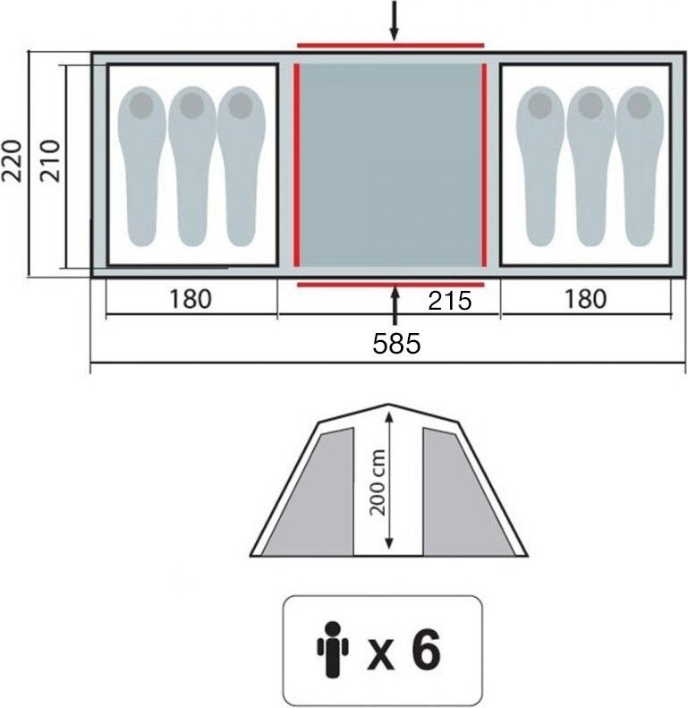 Палатка Tramp Brest 6 v2 (песочный) Палатка Tramp Brest 6 v2 (песочный)