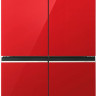 Четырёхдверный холодильник CENTEK CT-1744 Red