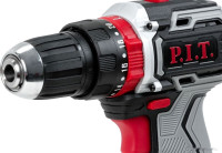 Ударная дрель-шуруповерт P.I.T. PSR18-D4 (с 2-мя АКБ, кейс, набор оснастки)