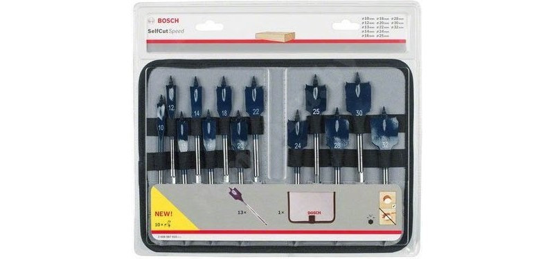Набор оснастки Bosch 2608587010 (13 предметов)