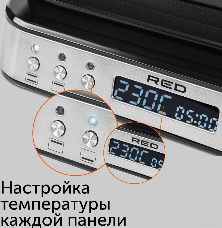 Электрогриль RED Solution SteakPro RGM-M819D Электрогриль RED Solution SteakPro RGM-M819D