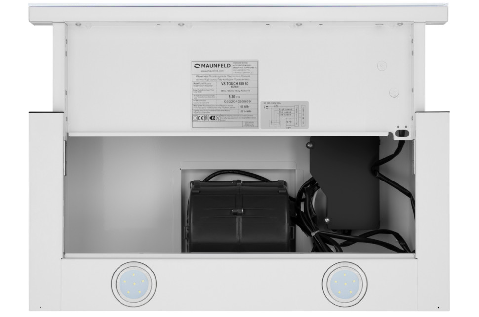 Вытяжка Maunfeld VS Touch 850 60 (белый) Вытяжка Maunfeld VS Touch 850 60 (белый)