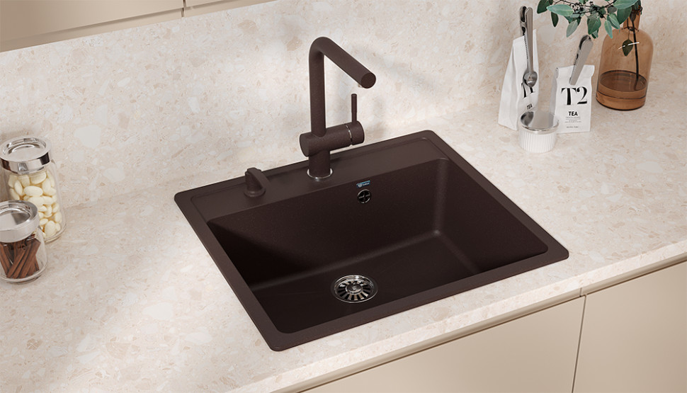 Кухонная мойка Ulgran U-104 (шоколад) Кухонная мойка Ulgran U-104 (шоколад)