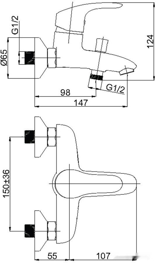 Смеситель Rubineta Tornado 10/K [TR10K08]
