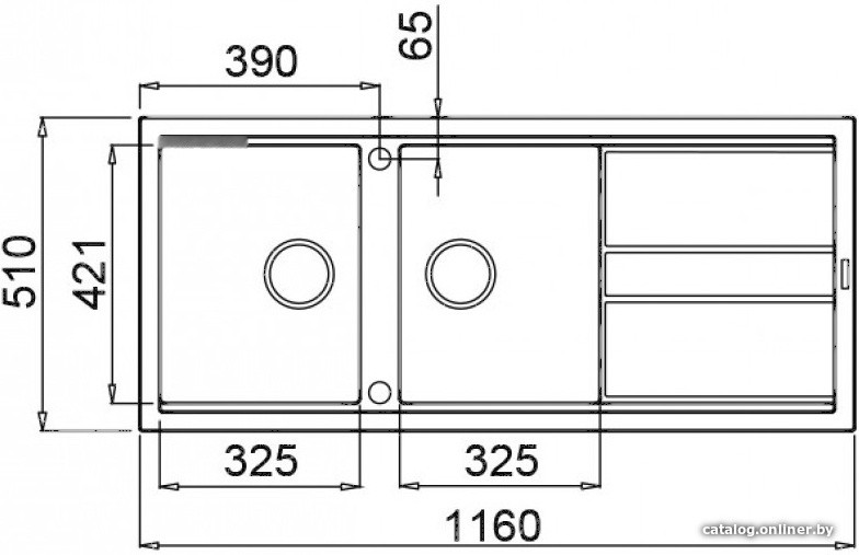 Кухонная мойка Elleci Best 500 G62 Bianco Antico Кухонная мойка Elleci Best 500 G62 Bianco Antico