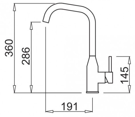 Смеситель Elleci Dora G68 Bianco Titano