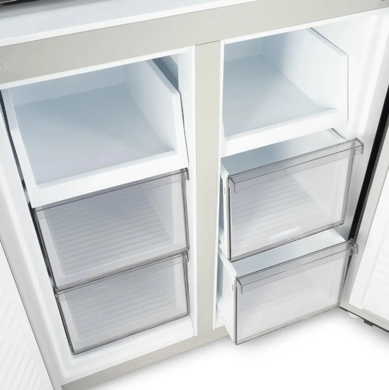 Холодильник Hyundai CM45043F черная сталь