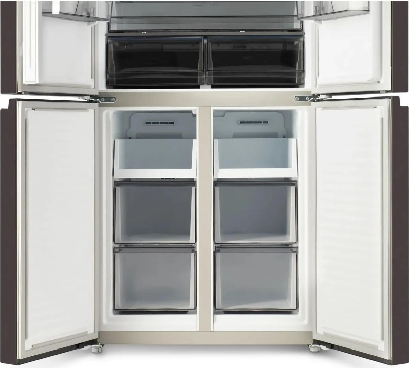 Холодильник Hyundai CM45043F черная сталь